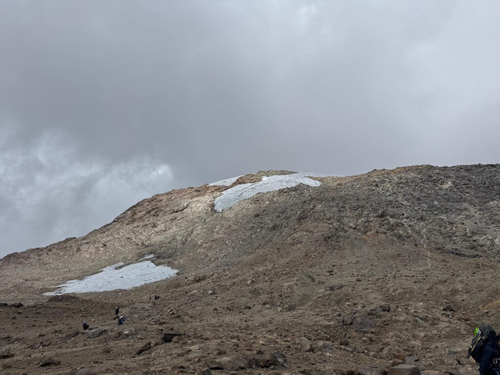 Degelo na região de Nevado Santa Isabel, na Colômbia